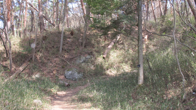 枡形虎口の内部