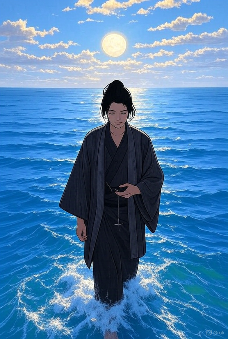 古地図に描かれた原城周辺の海岸　天草四郎