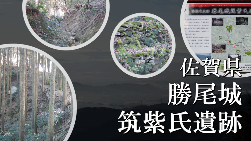 勝尾城のイメージ図