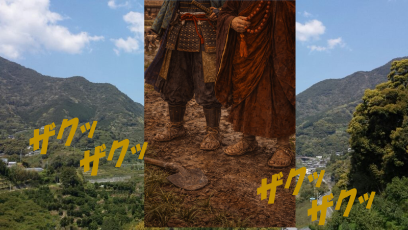 紀伊へ下向する武士の想定構図