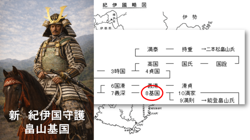 畠山氏を象徴する武将イメージ