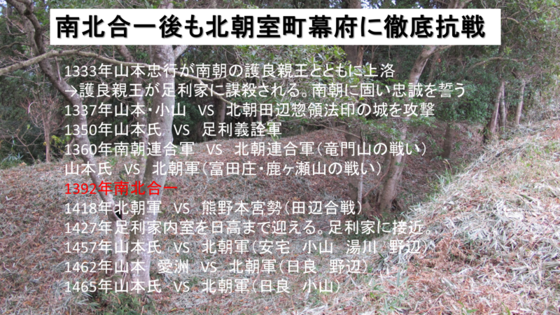 紀南地域の複雑な勢力関係を示す構図