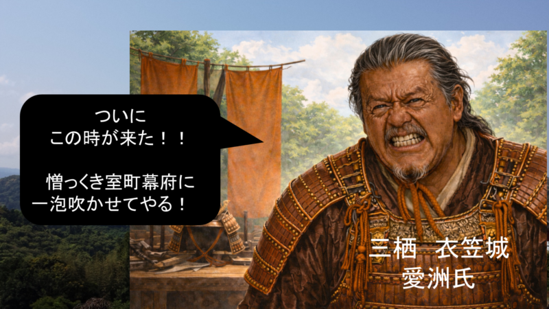 戦況が変化していく局面を示す図。優劣の移り変わり