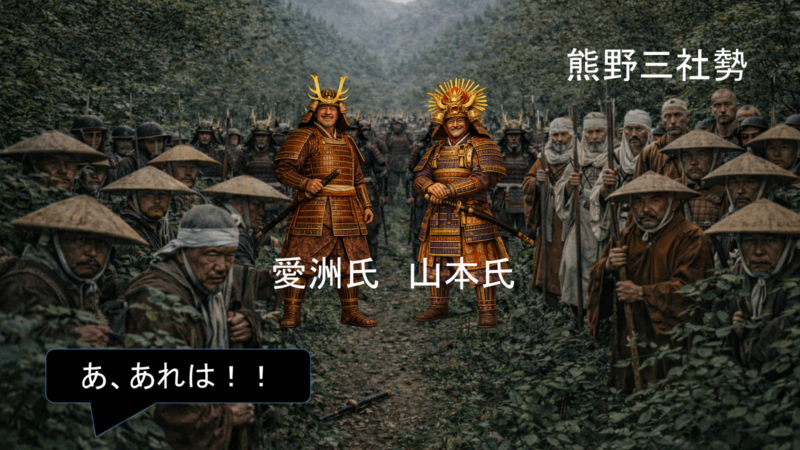 戦場から距離を取る局面を示す図。後方へ退く動き