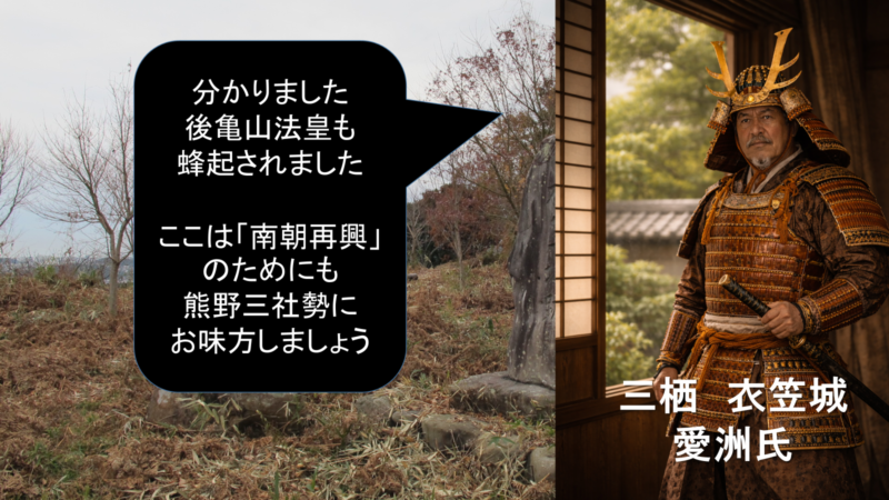 返答猶予が尽きる局面を示す図。交渉が破綻へ傾く段階