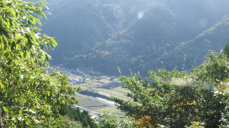 秋葉さん付近から続く登城路