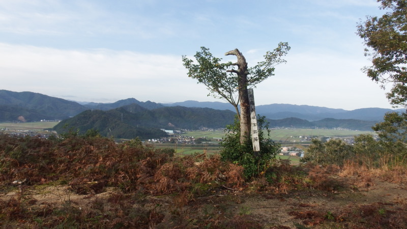 山頂付近からの展望