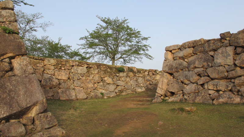 竹田城跡の2011年当時の風景