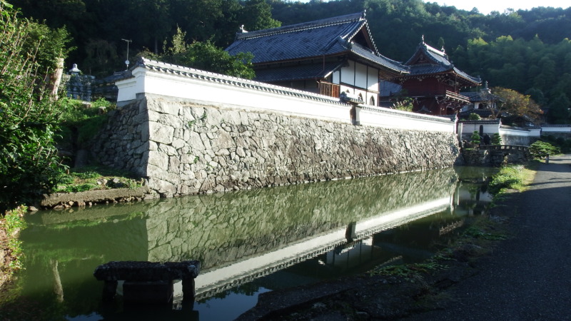 黒井城登城口付近の風景と興禅寺周辺
