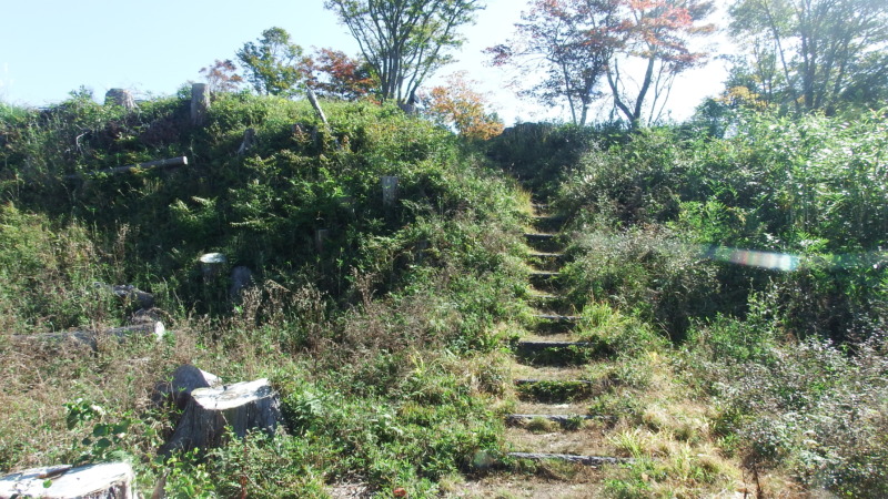 三の丸付近からの眺望（篠山盆地方面）