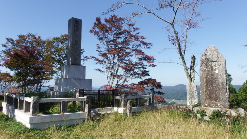 主郭付近の石垣