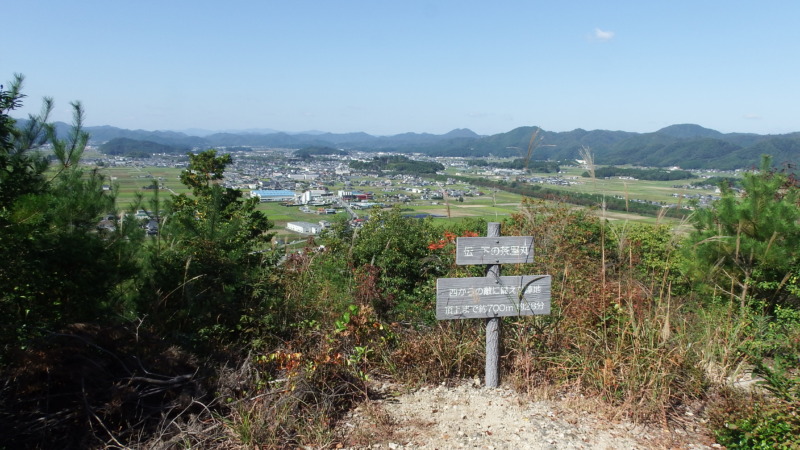 詳細な案内板（ルート表示）