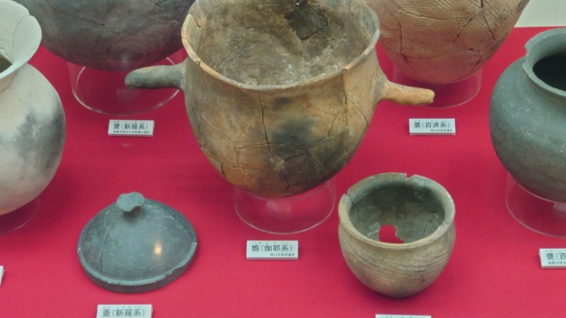 岡山県立博物館に展示されている出土品の別角度