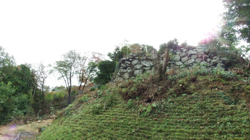 有子山城第六曲輪の遺構